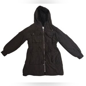 MINKPINK Black Utility Jacket with Hood